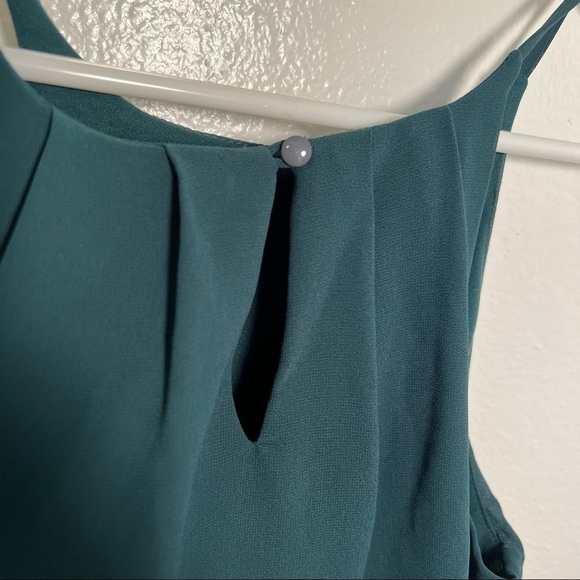 Miami Sleeveless Fit & Flare Dress Green - Picture 9 of 10